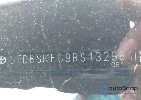 2024 Toyota Sienna Le from USA, damaged, VIN 5TDBSKFC9RS132961